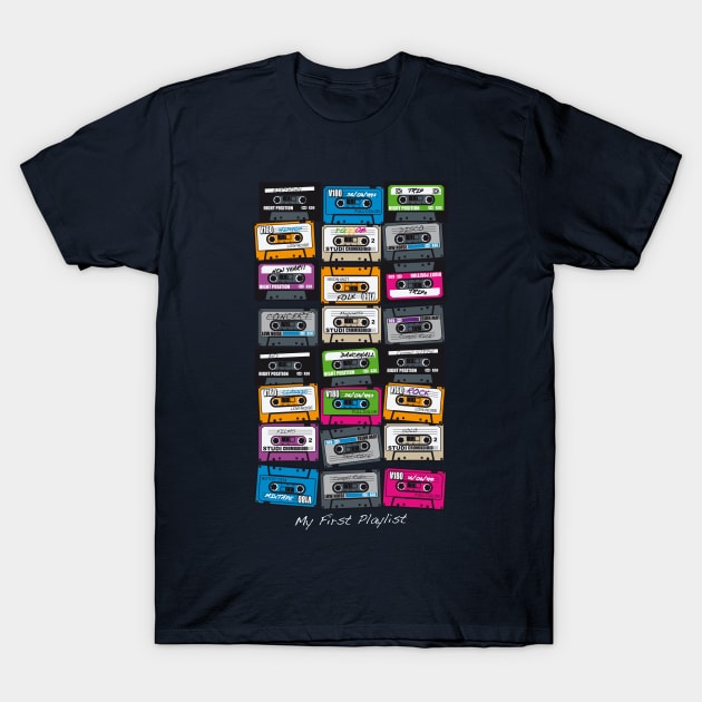 My First Playlist T-Shirt by Johann Brangeon